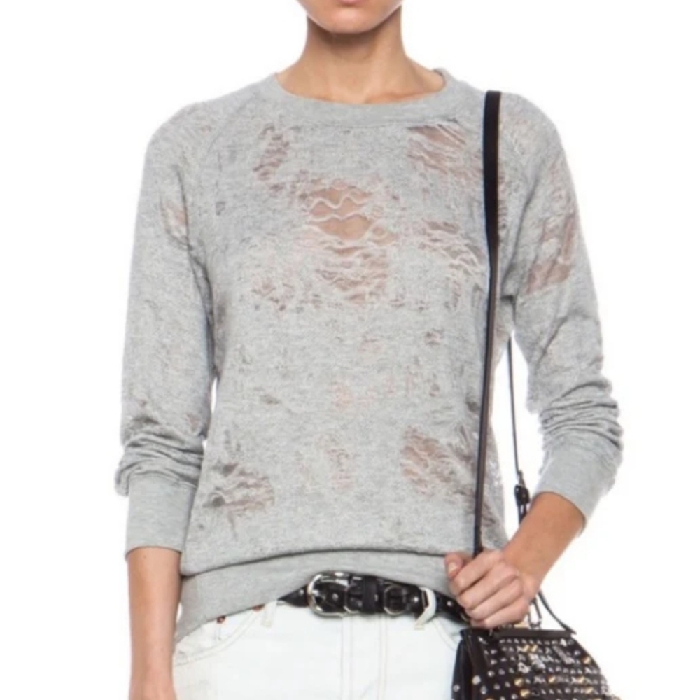 Iro Jeans Nona Distressed Sweater